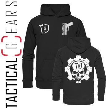 TACTICAL DEFENSE SYSTEM - SEMINAR - HERREN/UNISEX HOODIE - TDS OPERATOR - MINDSET - SCHWARZ